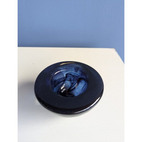Bol en verre Kosta Boda avec tourbillon - bleu foncé – Glass (photo 6 of 6)