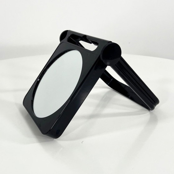 Image 1 of Black Dual Mirror by Roberto Maderna for Gedy, 1970s