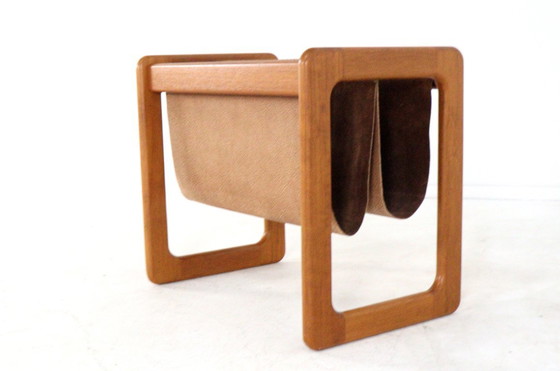 Image 1 of Vildbjerg furniture factory reading holder magazine rack vintage teak Danish