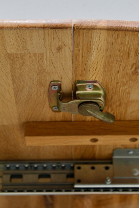 Image 1 of Vintage Danish wooden extendable dining table