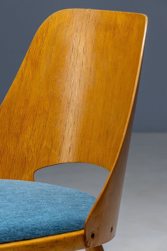 Image 1 of Juego de cuatro sillas de comedor, Radomír Hofman, años 60, Checoslovaquia