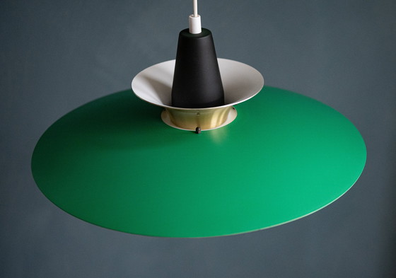 Image 1 of Unique Danish 1980's Roma Pendant Lamp By Junge