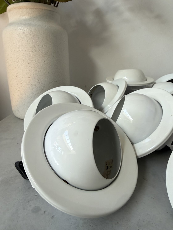 Image 1 of Juego de 10 focos empotrables blancos | Happy Light | orientables