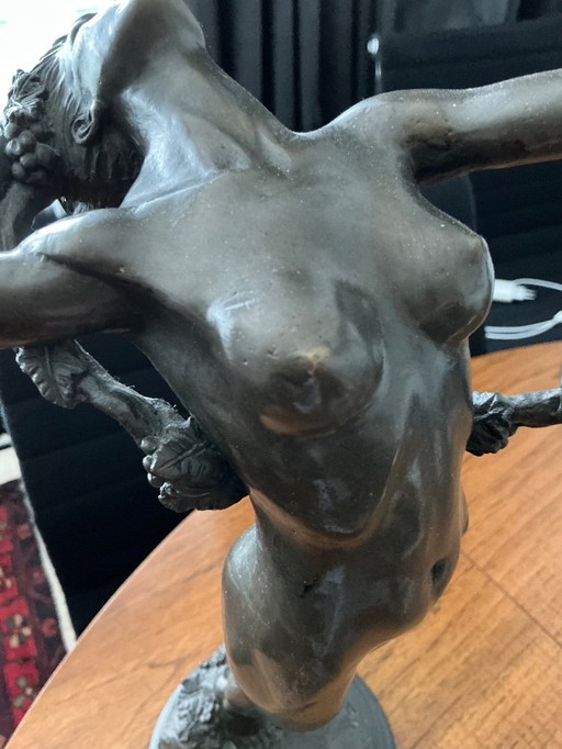 Beautiful bronze statue by Freymout "exceptionally beautiful" ART NUVEAU 1920