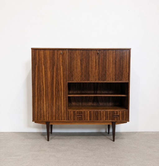 Credenza alta vintage di metà secolo con bancone/scrivania – high boards, Wood (photo 2 of 9)