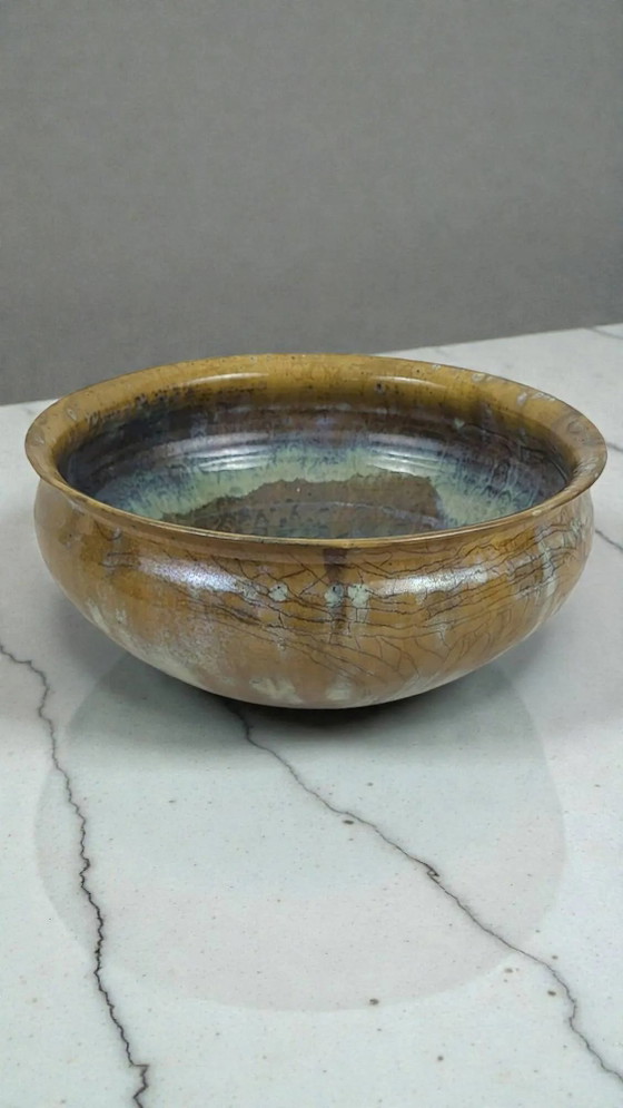 Ciotola da insalata in gres firmata Anne Marie Sybesma De Bay, alias MIEP La Borne – Ciotole, Porcelain (photo 6 of 11)