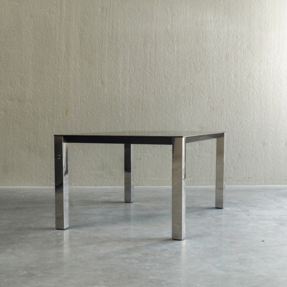 Eettafel van Giovanni Offredi voor Saporiti – Wood, Chrome (photo 9 of 21)