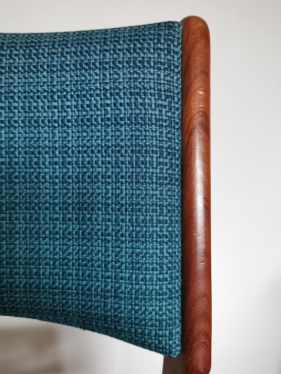 Image 1 of 6 vintage dining chairs by Erik Buch Model 89