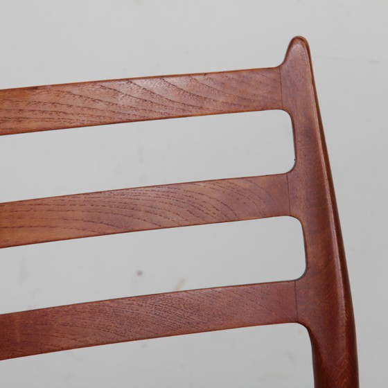 Image 1 of Set of 6 teak chairs by Niels Otto Moller, model 78, 1960