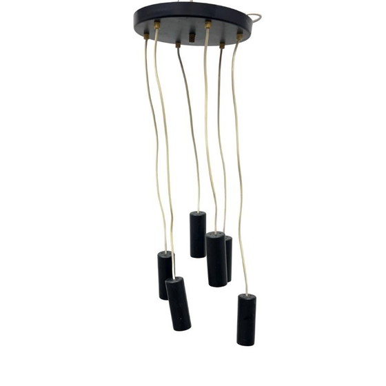 Lampada a sospensione Elektroinstala Jílové Cascade (modello 68816/1) – Cecoslovacchia vintage, anni '70. (photo 3 of 14)