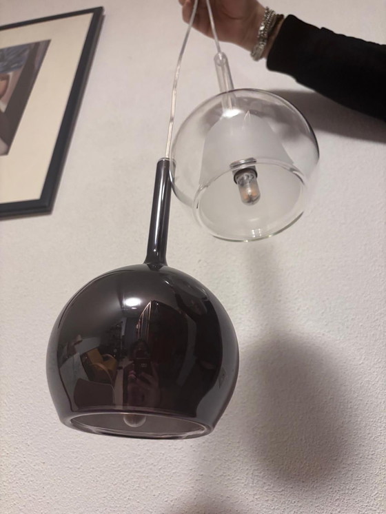 Image 1 of Italian design Penta Glo pendant lamps 2 pcs.