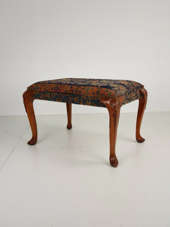 Antique Foot Stool, Walnut, English Regency, Circa 1800–1820 – Wood (photo 5 of 8)