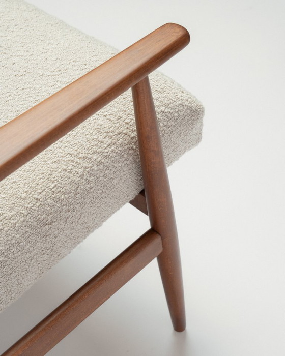 Image 1 of Sillón «Lisek», década de 1960: un clásico polaco restaurado de mediados de siglo, para espacios pequeños.