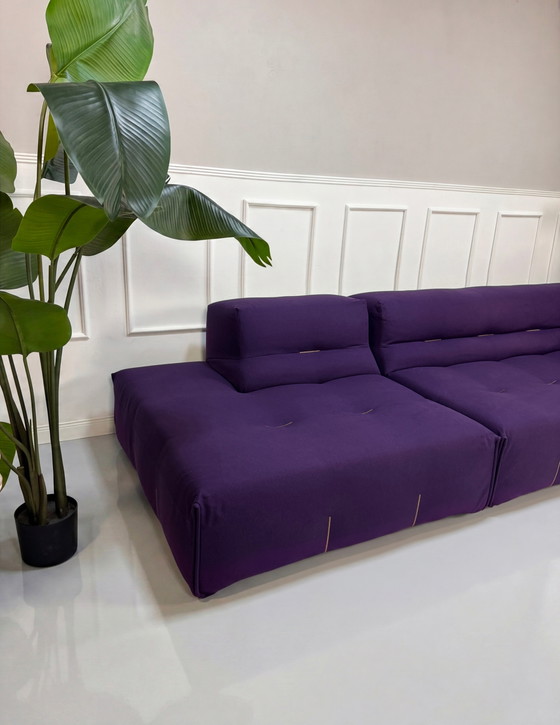 Image 1 of B&B Italia Tufty Too Designer Sofa Lila Stoff