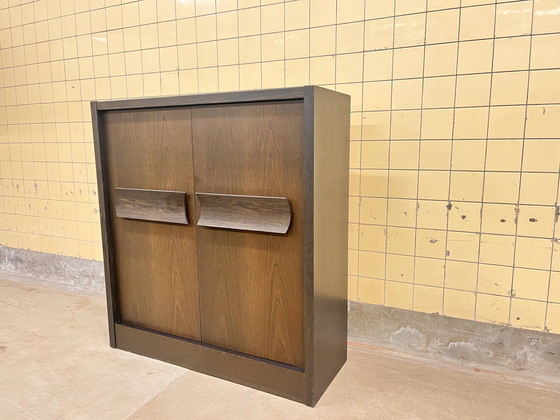 Image 1 of Vintage Belgische brutalistische barkast