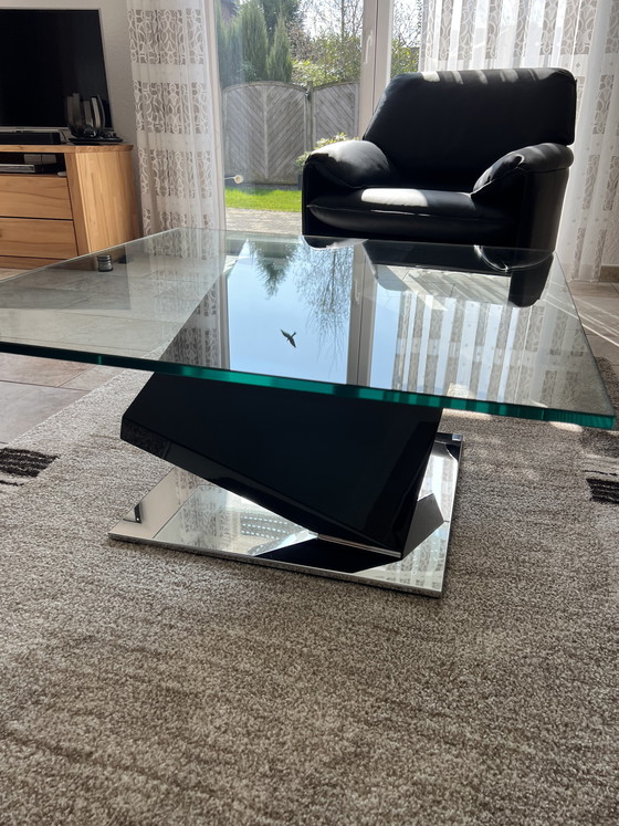 Image 1 of Bacher Tables Coffee Table “Santiago” - High Gloss

Black / Glass Design Thomas Althaus

