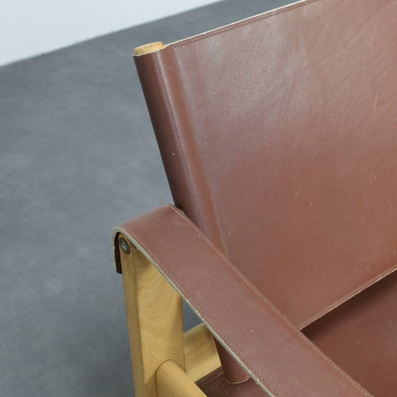 Image 1 of Set van 2 loungestoelen in teak en zadelleer van Karl Heinz Bergmiller voor Escriba, Brazilië, jaren 1970