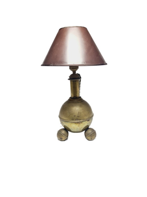 Art Deco Bedside Lamp, Belgium, 1930s – Table lamps, Metal, Brass (photo 10 of 17)