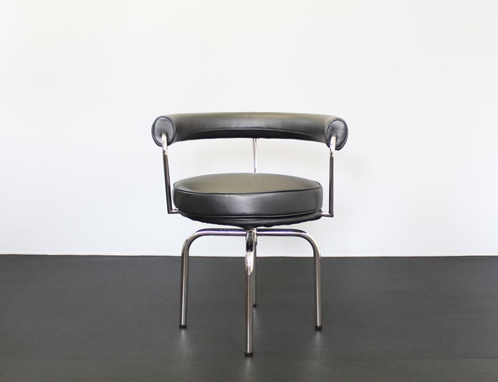 Image 1 of 2x Lc7 Chairs Le Corbusier Cassina Seats