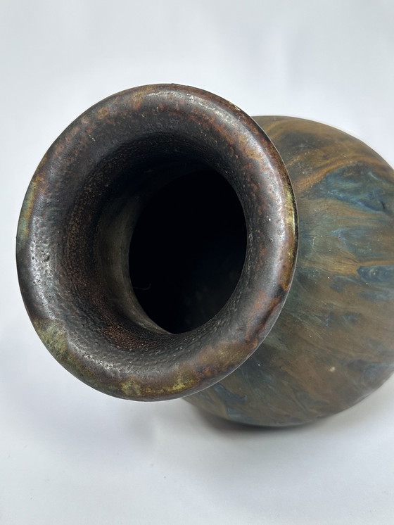 Image 1 of Flamed Pottery Vase by Léon Lempereur, Early 20th Century
