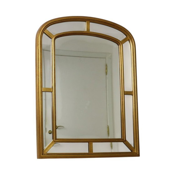 Image 1 of Hollywood Regency Gouden Spiegel Deknudt