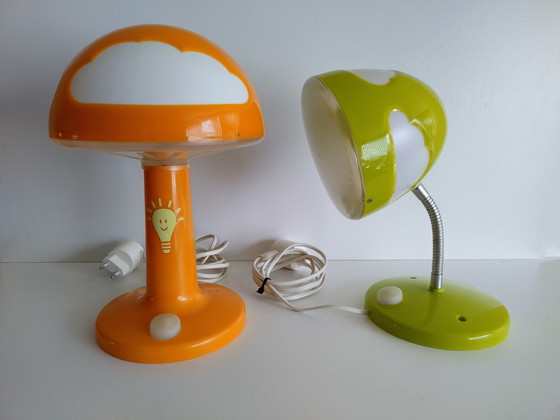 Image 1 of Tafellamp En Wandlamp Ikea Skojig - Vintage