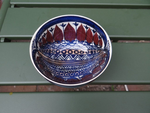Ciotola Piccola Vintage Royal Copenhagen Aluminia Fajance 189/2196 Design di Beth Breyen Danimarca – schalen, Ceramic