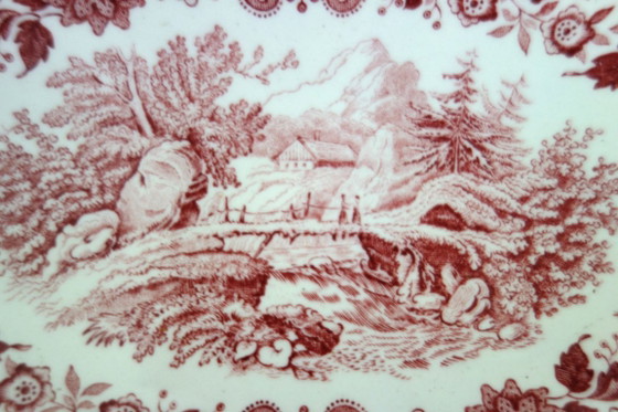 Image 1 of 3 platos rojos de Villeroy & Boch Burgenland