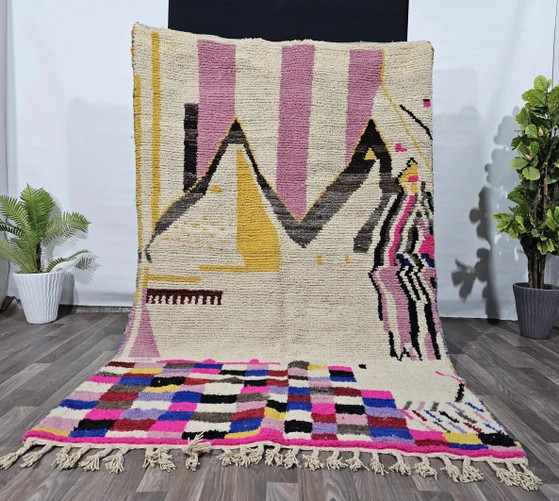Handgefertigter Berber-Teppich aus Wolle 2.5 x 1.5 m – Teppiche & Läufer, Wool (photo 2 of 11)