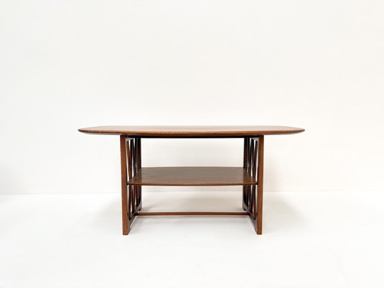 Image 1 of Mid-Century Wooden Coffee Table by A.A. Patijn for Zijlstra Joure, 1950s