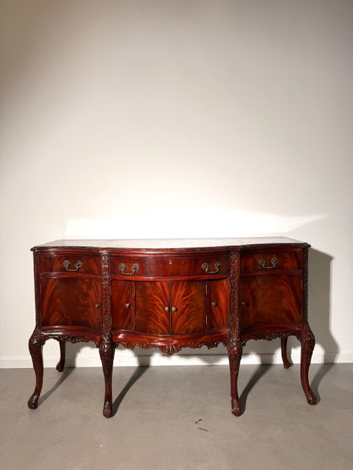 Antikes Mahagoni-Sideboard im Stil Louis XV. – dressoirs