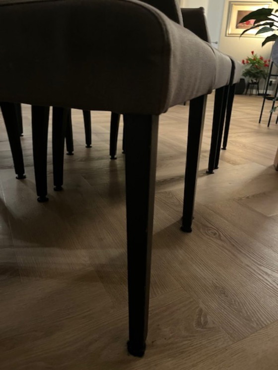 Image 1 of zes eetkamerstoelen