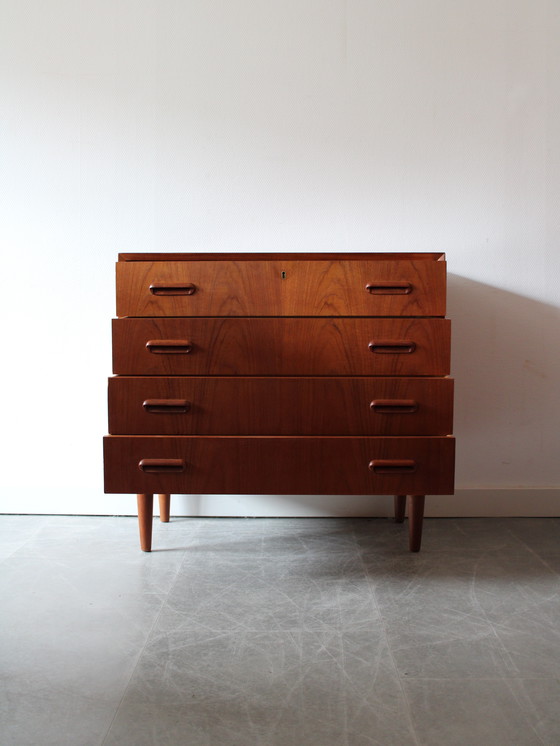 Image 1 of Vintage Danish teak chest of drawers