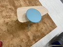 Leolux Tilio bijzettafel Eiken Blauw 