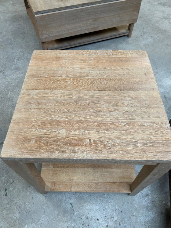 Wooden coffee table with extendable tops, ID Antiek, Brown, Vintage (photo 8 of 10)