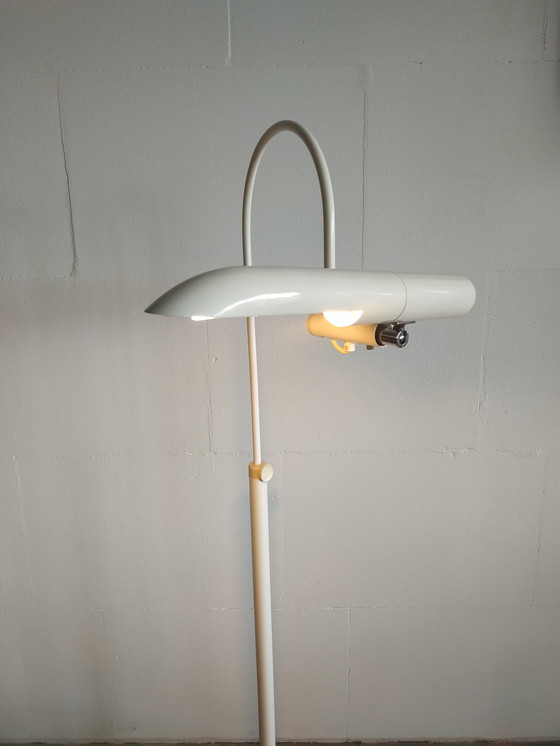 Image 1 of Zeldzame en unieke 'Space Age' boog vloerlamp uit de jaren 60-70 