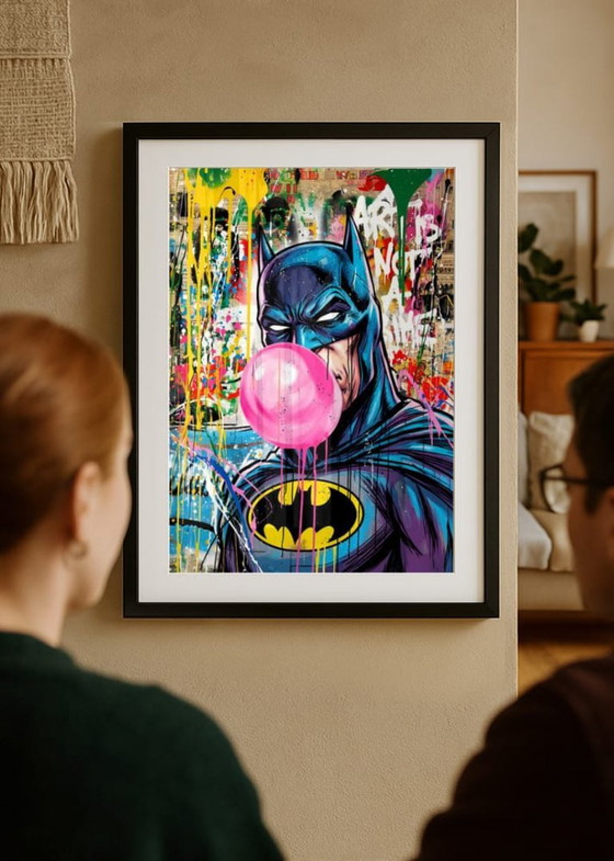 Lámina artística Batman Bubblegum, multicolor, Láminas artísticas, Papel, Pop Art (foto 2 de 5)