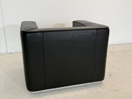 Cassina Blox Armchair Office Leather Reception Chair Design – Metal (photo 6 of 17)