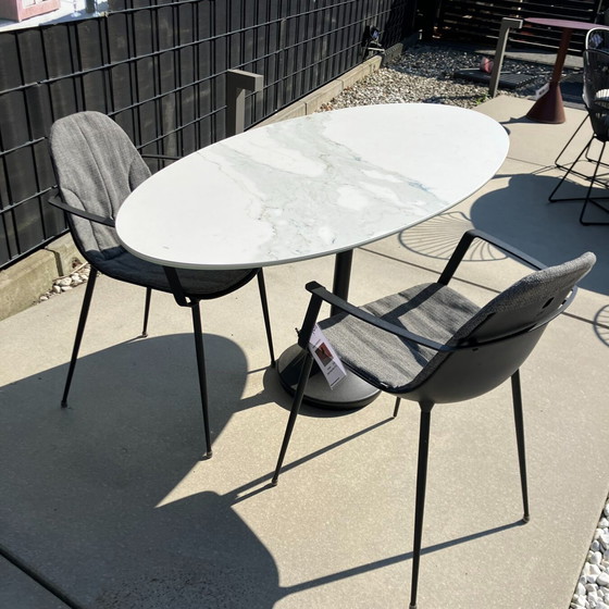 Image 1 of Joli Elyps garden table - 160x70 with Marguerite garden chair (set of 2)