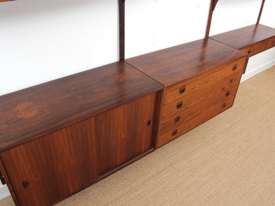 Scandinavian Rosewood Wall System from Hansen & Guldborg – Bookcases (photo 12 of 16)