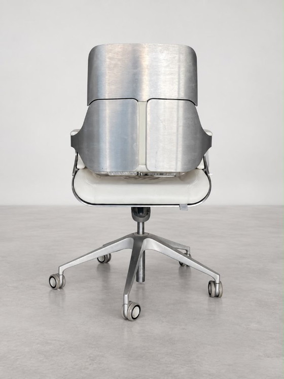Silla de oficina Interstuhl Silver 262S – Sillas giratorias, Metal, Cuero (photo 3 of 5)