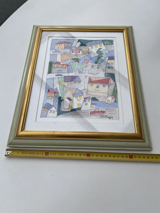 Image 1 of Un dipinto unico e originale di Paul Fickinger