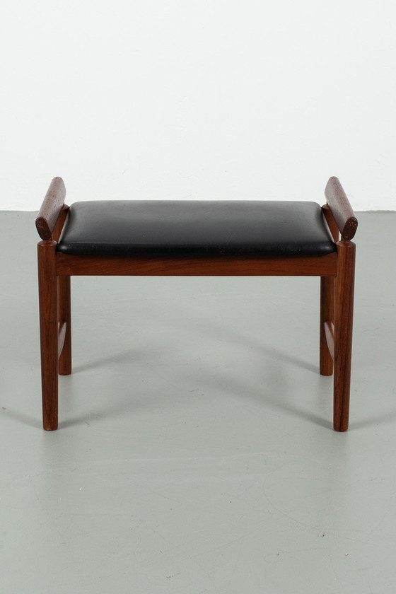 Image 1 of Danish teak footstool