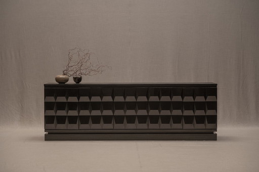Large 'diamond shape' sideboard, by Defour