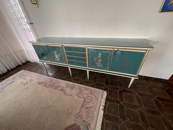 Image 1 of Credenza di lusso italiana di metà secolo – di Umberto Mascagni (anni '50-'60)