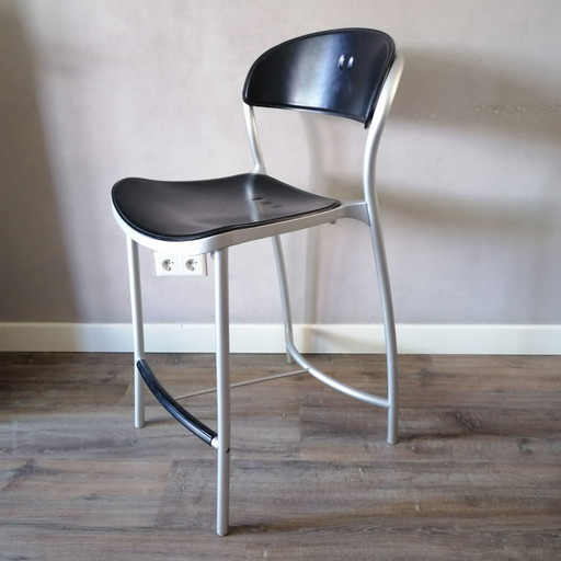 6x Pamplona barstoel/kruk by G. Topan and G. Perin for Arper