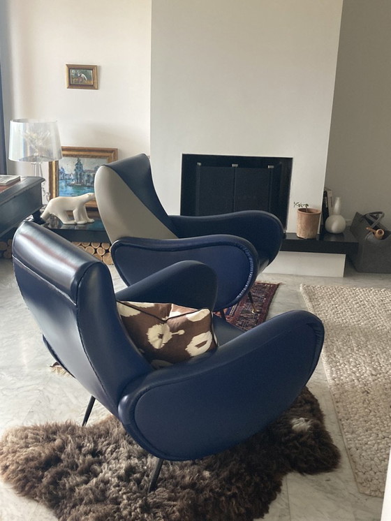 Image 1 of Paar Sessel Lady Style Marco Zanuso 60' Jahre