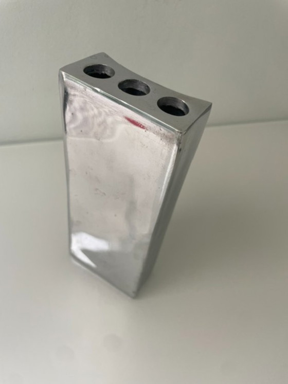 Image 1 of Modern stainless steel design vase with 3 openings