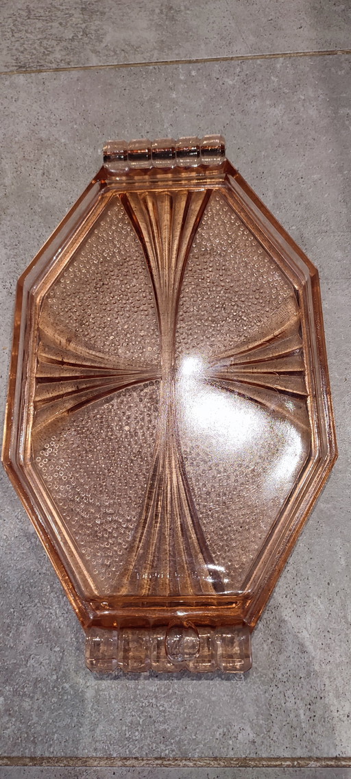 Piatto rosalina Art déco