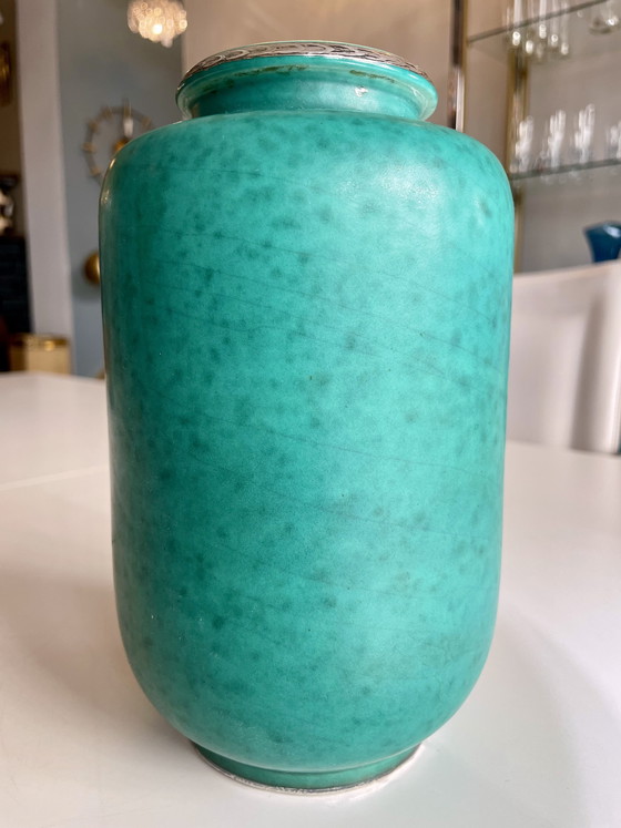 Image 1 of Wilhelm Kåge Argenta Gustavsberg Keramik Vase